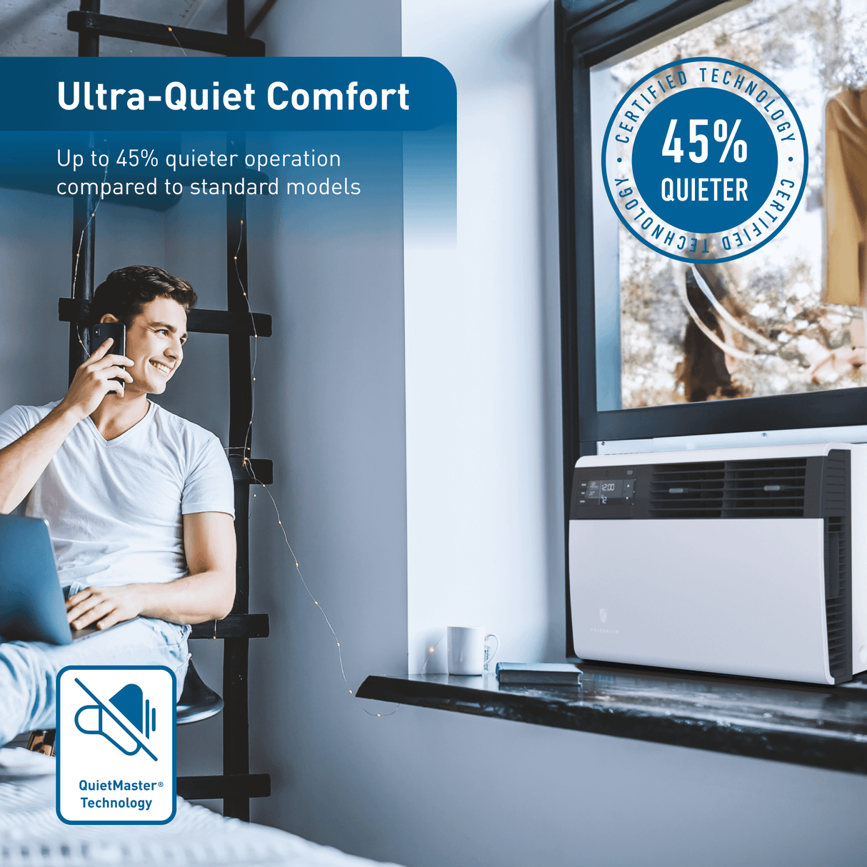 Friedrich K hl Inverter 28,000 BTU 230V Smart Window/Wall Air Conditioner - Cool only