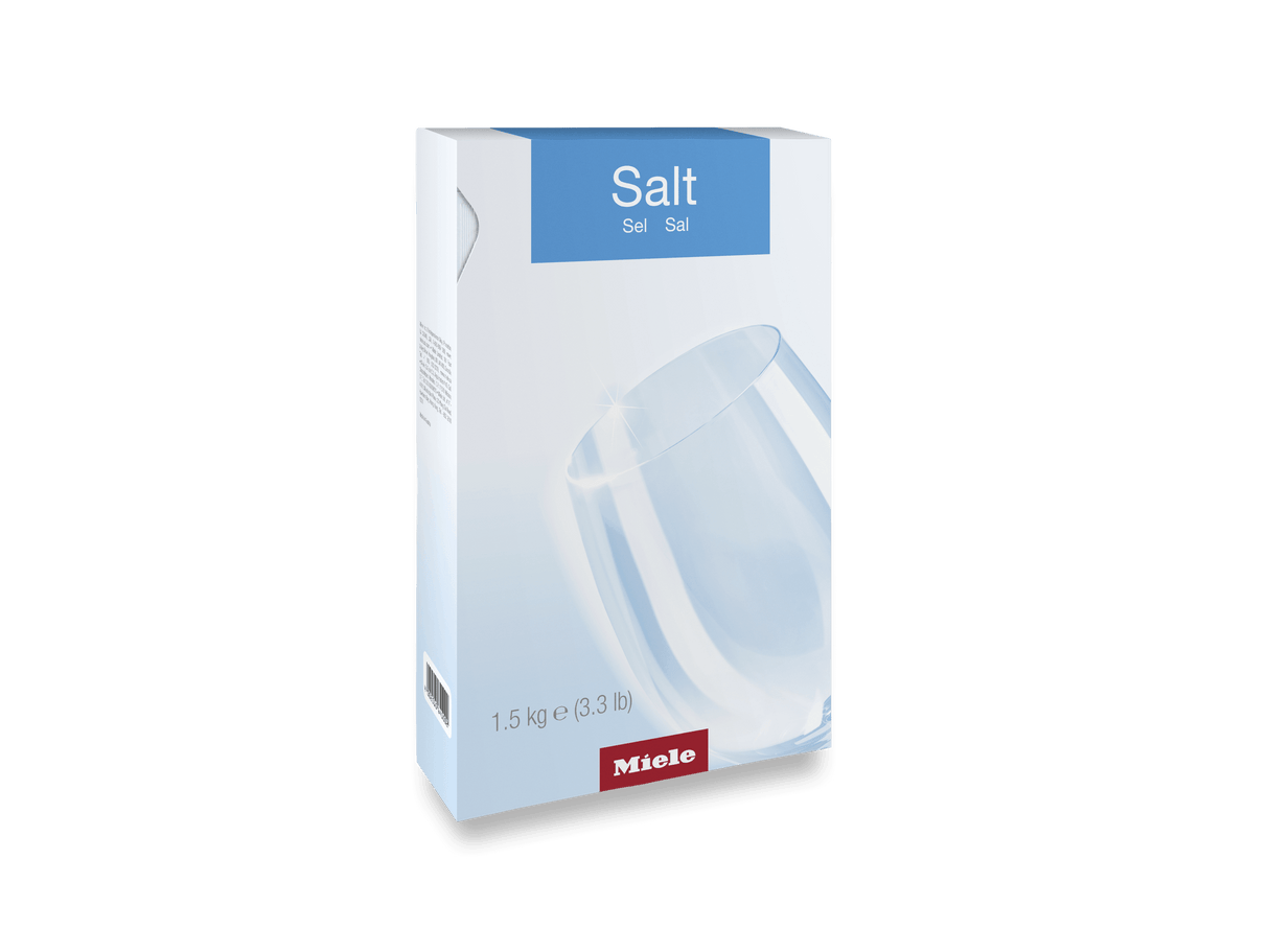 Dishwasher salt, 1.5g (3.3 lb) - for optimum function and performance of a Miele dishwasher.