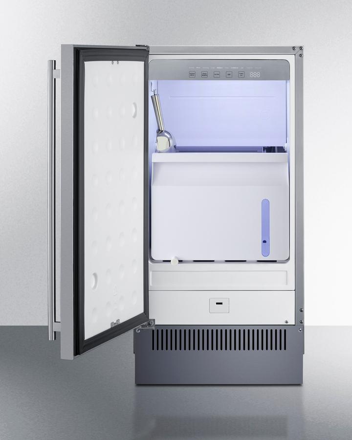 18" Wide Clear Icemaker