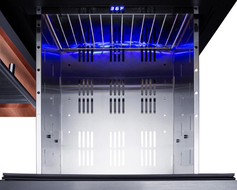 36" Wide Combination Wine Cellar & 2-drawer Refrigerator , ADA Compliant (panel Not Included)