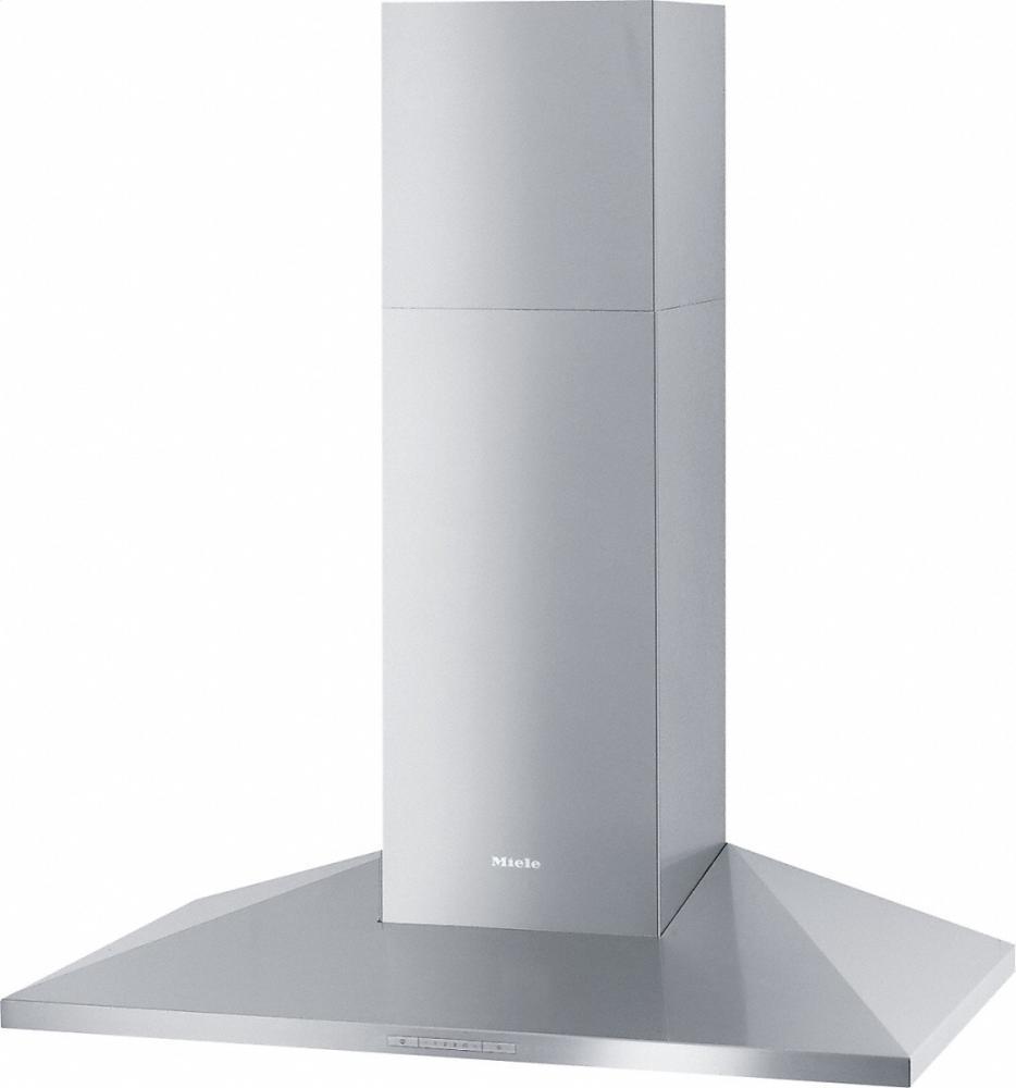 DA 399-6 Classic AM Range wall ventilation hood with halogen lighting and touch controls for convenient operation.