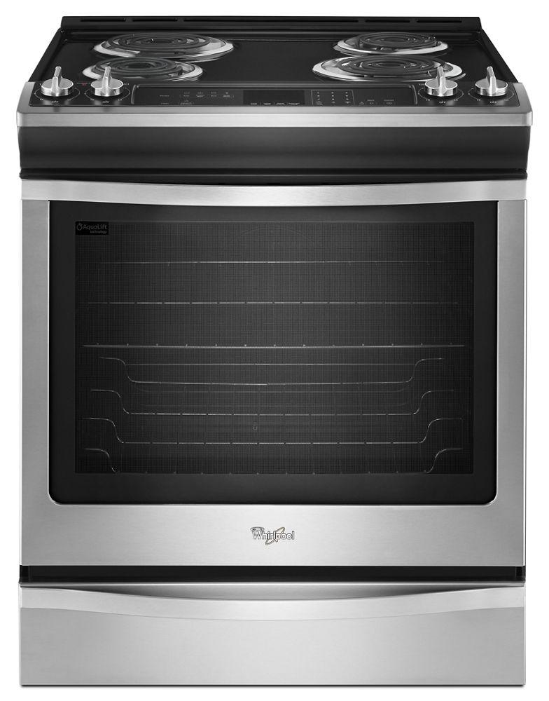 6.2 cu. ft. Front-Control Electric Range with AccuBake® System