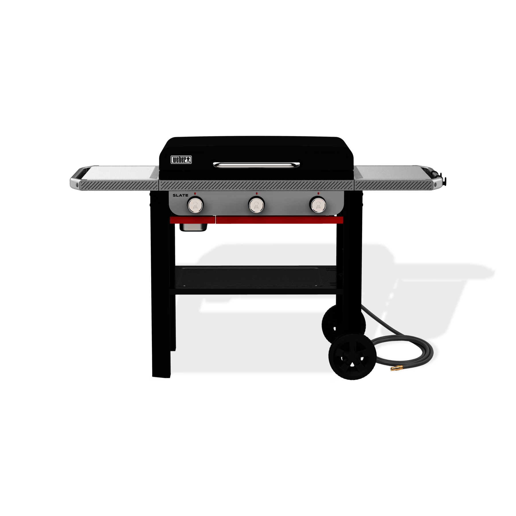 Slate® 28" Rust-Resistant Griddle (Natural Gas) - Black