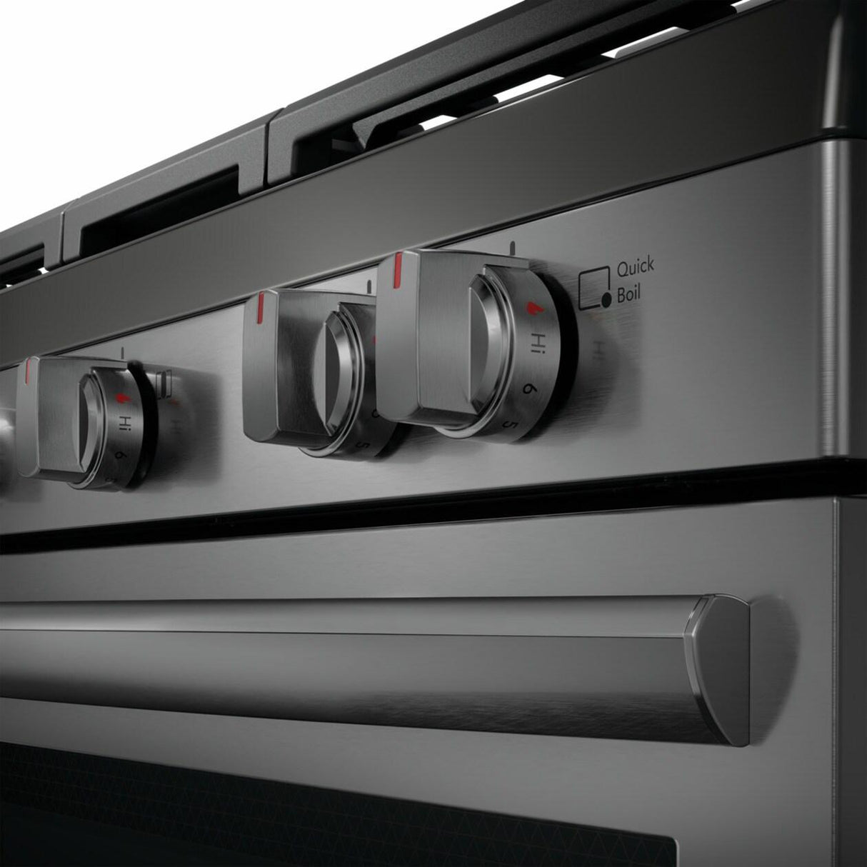 30" Rear Control Gas Range with Total Convection