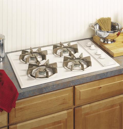 GE® 30" Built-In Gas Cooktop