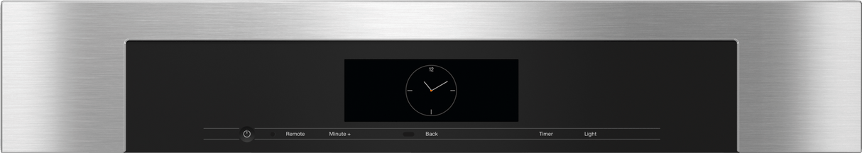 H 7770 BM Clean Touch Steel - 30" compact speed oven in a perfectly combinable design with automatic programs and roast probe.