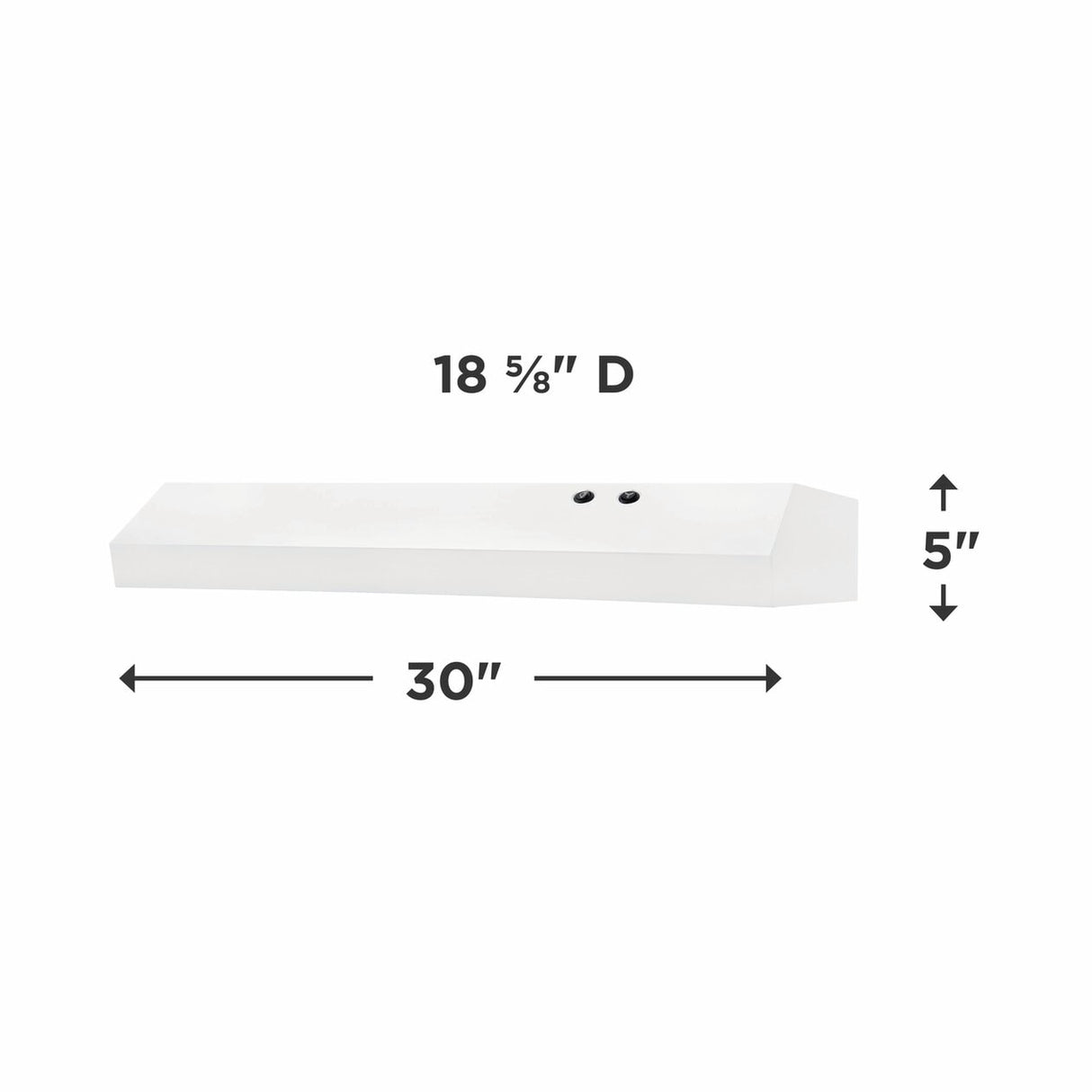 30" Overhead Range Hood