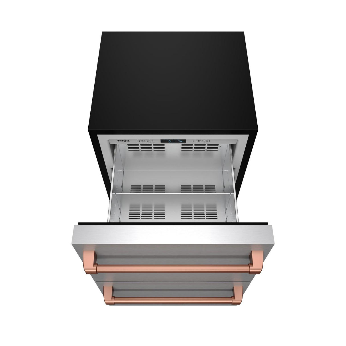 24 Inch Undercounter Built-in / Freestanding Drawer Freezer - Stainless Steel/rose Gold Gordon Ramsay Series