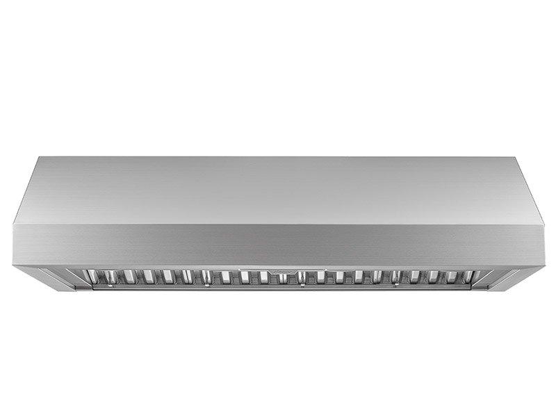 48" Pro Wall Hood, 18" High, Silver Stainless Steel