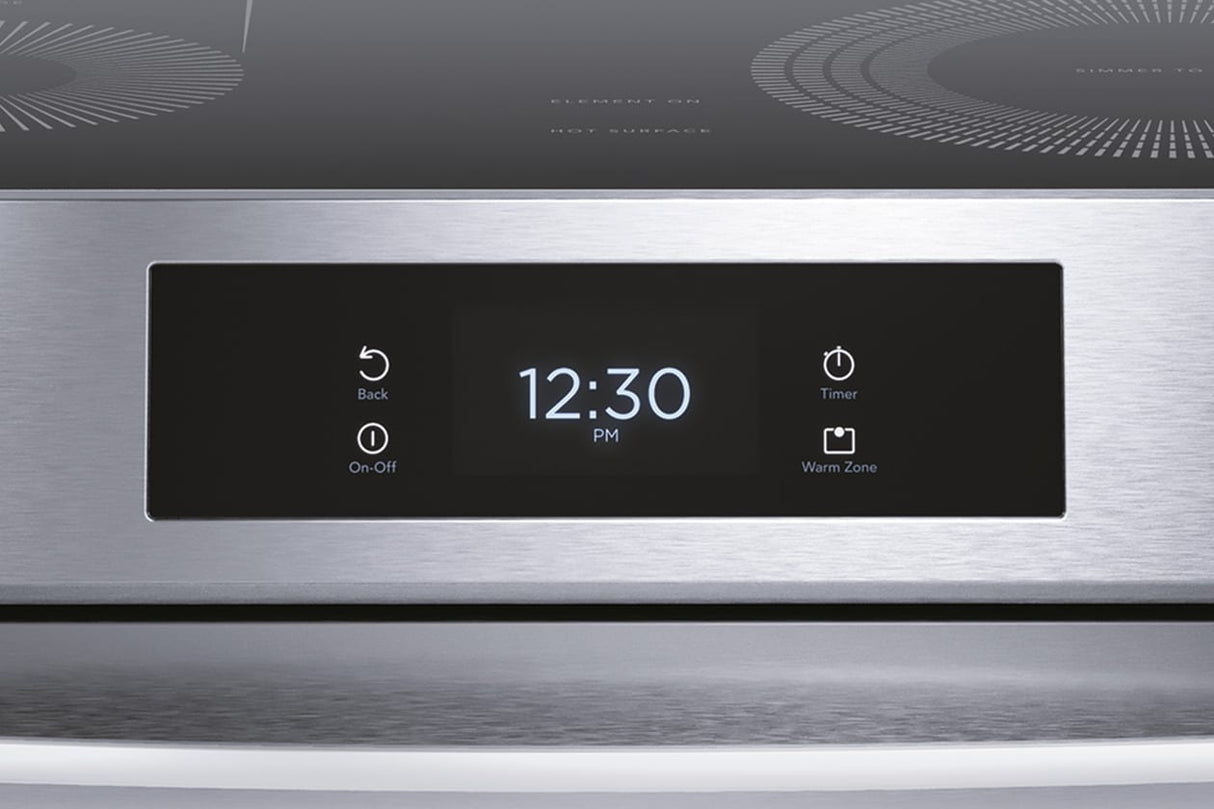 30" Front Control Electric Range with Total Convection