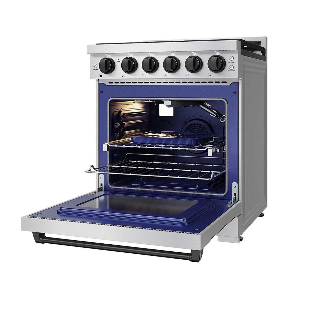 30 Inch Professional Liquid Propane With Precision Knob Control In Stainless Steel/black