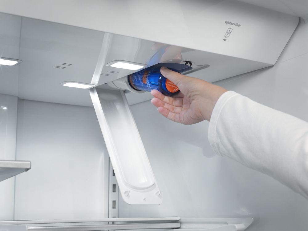 36-inch Wide 4-Door Refrigerator with More Flexible Storage
