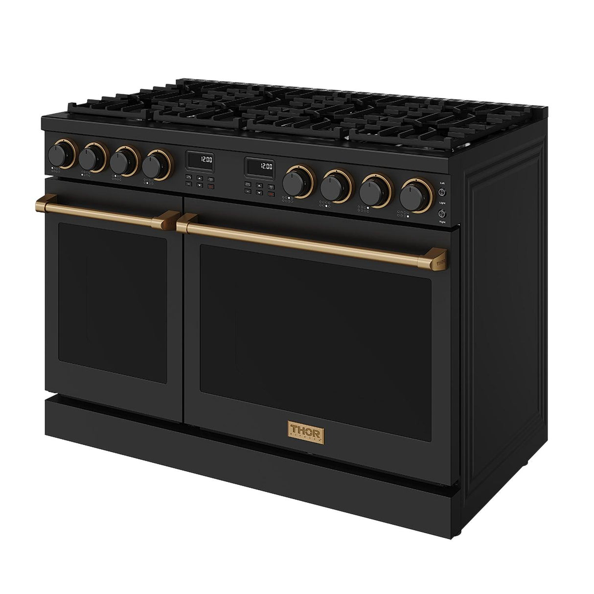 48 Inch Contemporary Professional Liquid Propane Range In Liquid Propane Black/bronze