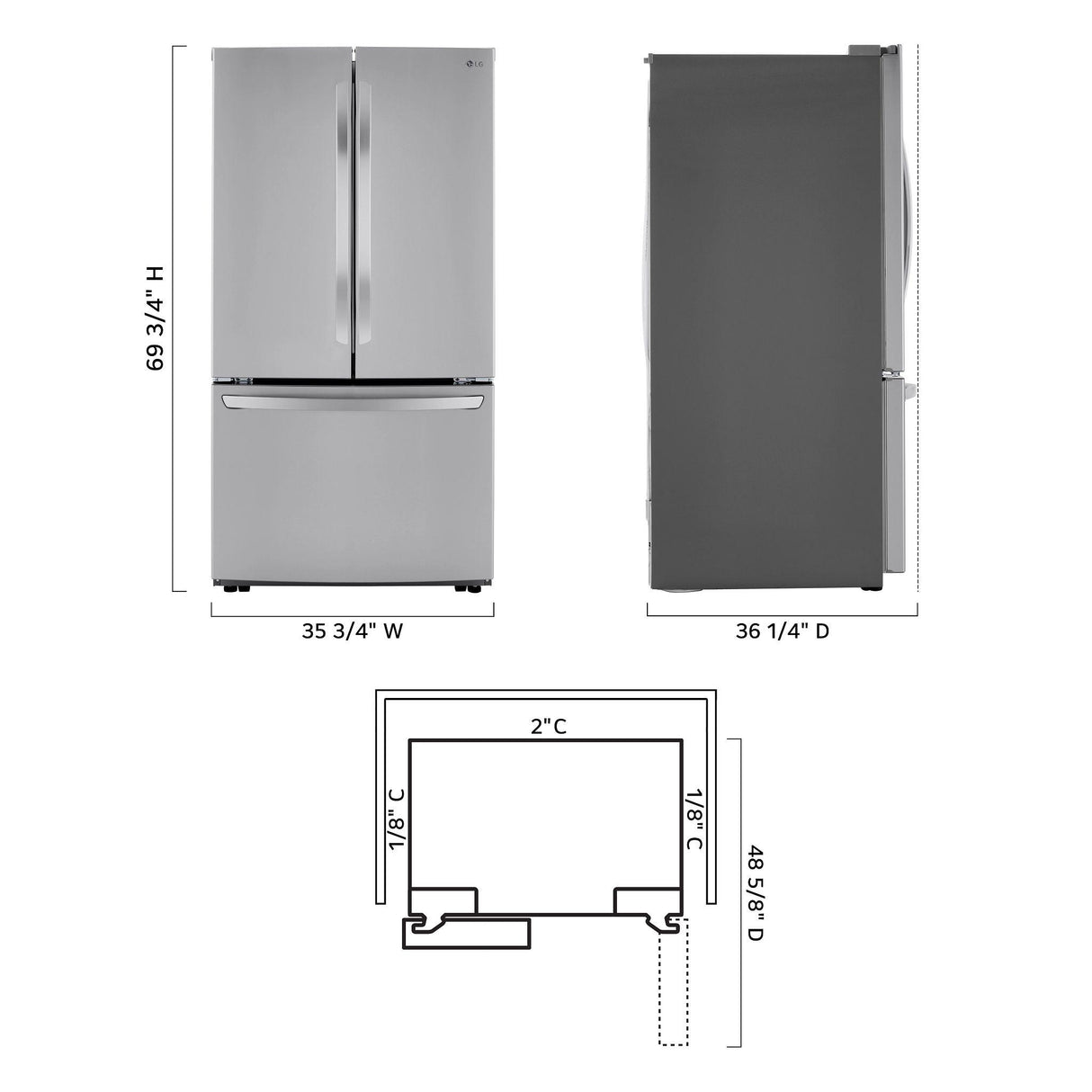 29 cu.ft. French Door Refrigerator