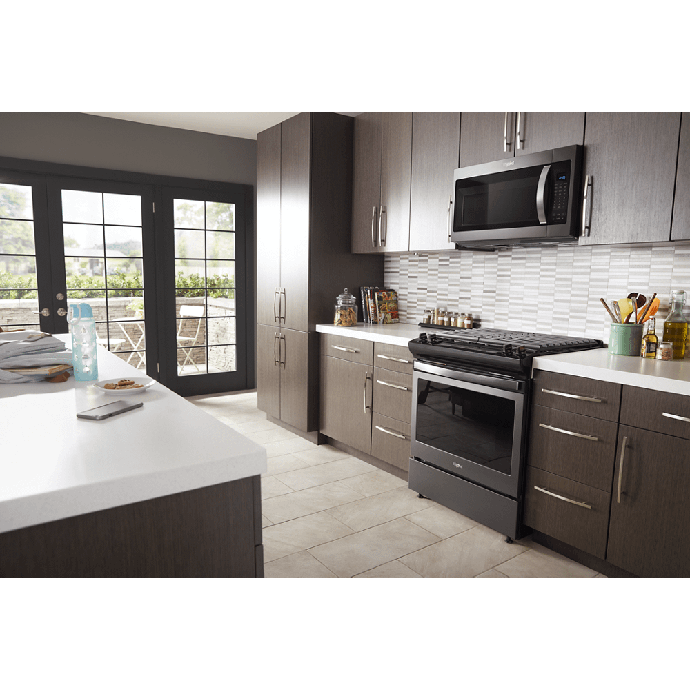5.0 cu. ft. Front Control Gas Range with Cast-Iron Grates