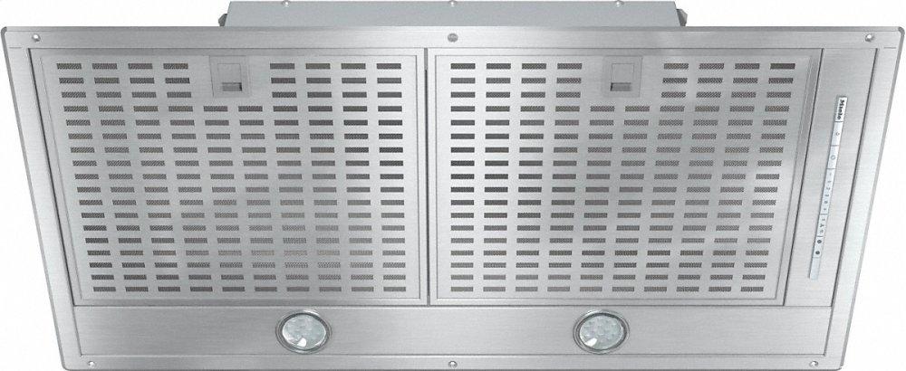 DA 2580 Insert ventilation hood with energy-efficient LED lighting and backlit controls for easy use.