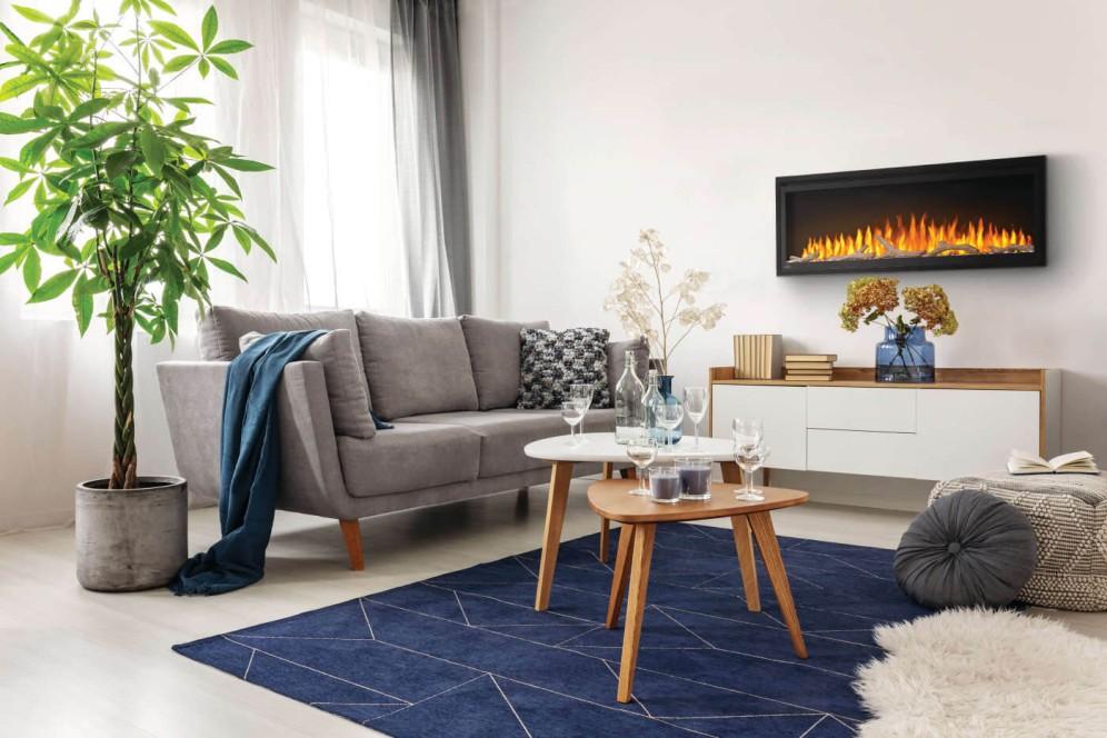 Entice 50 Wall Hanging Electric Fireplace