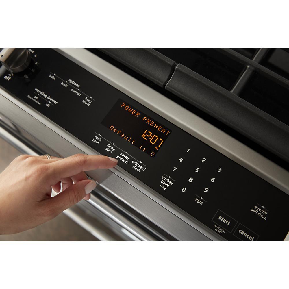 30-INCH WIDE SLIDE-IN GAS RANGE WITH TRUE CONVECTION AND FIT SYSTEM - 5.8 CU. FT.