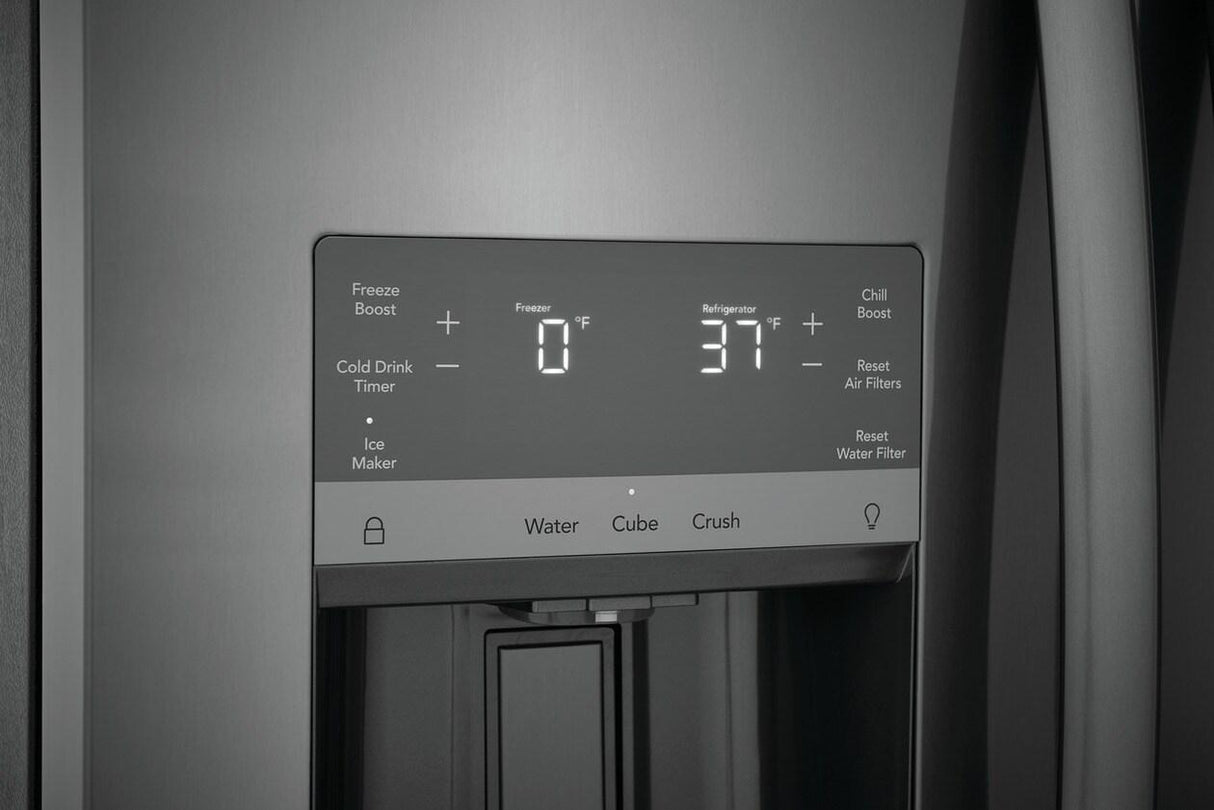 26 Cu. Ft. 36" Standard Depth Side by Side Refrigerator