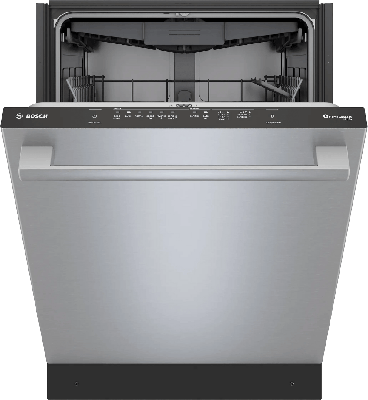 500 Series, built-under dishwasher, 24'', Brushed steel anti-fingerprint