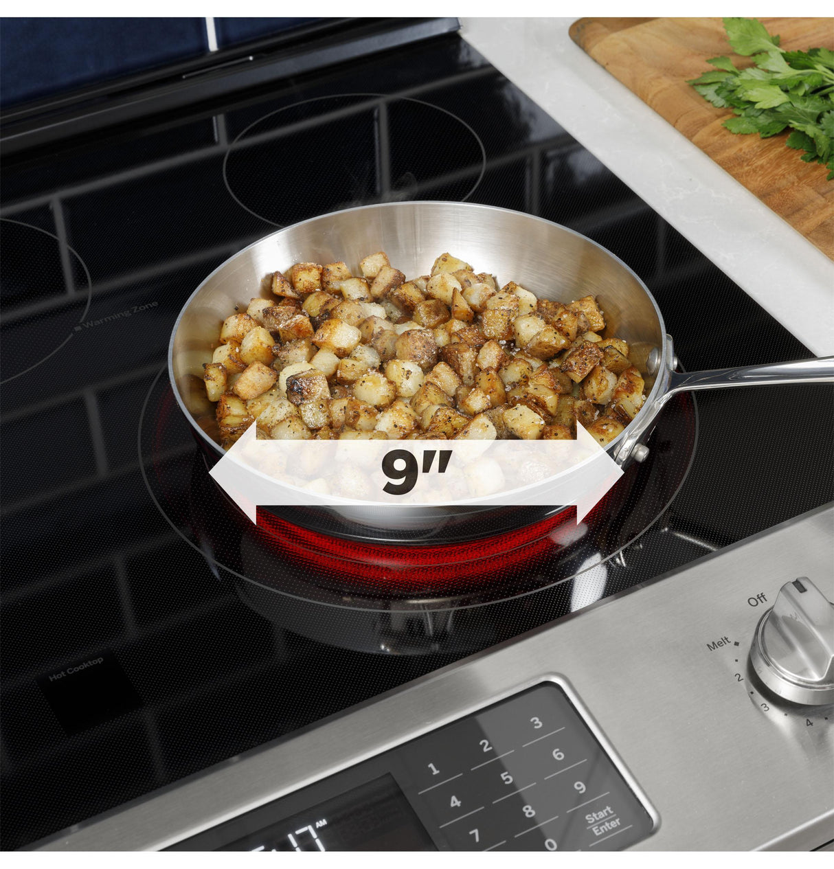 GE 30" Slide-In Electric Convection Double Oven Range