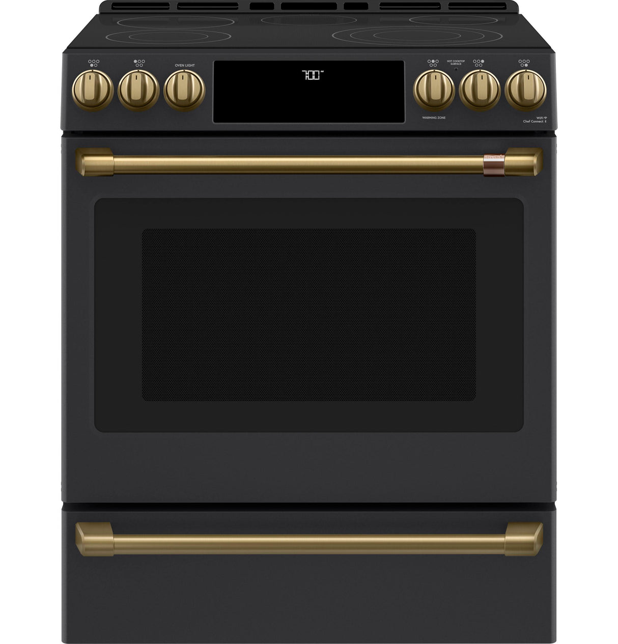 Café™ 30" Smart Slide-In, Front-Control, Radiant and Convection Range