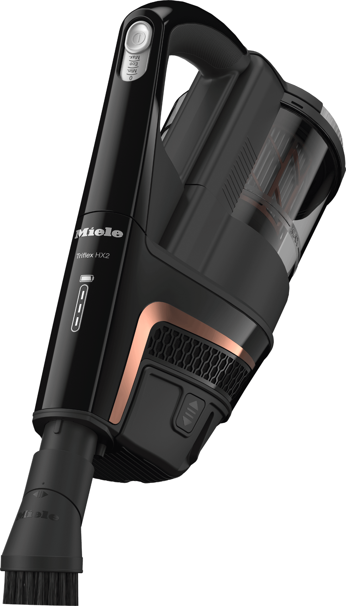Triflex HX2 Cat & Dog Obsidian black - Cordless stick vacuum cleaner Consistently high suction power 60 min runtime incl. pet hair brush
