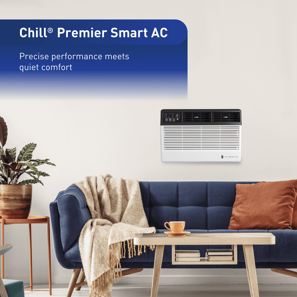 Friedrich Chill Premier 8,000 BTU 115V Smart Window/Wall Air Conditioner - Cool Only