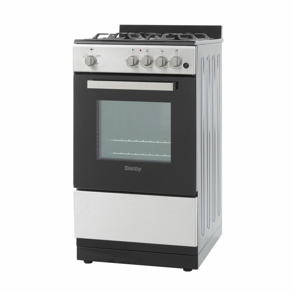 Danby 20" Wide Gas Range in Stainless Steel