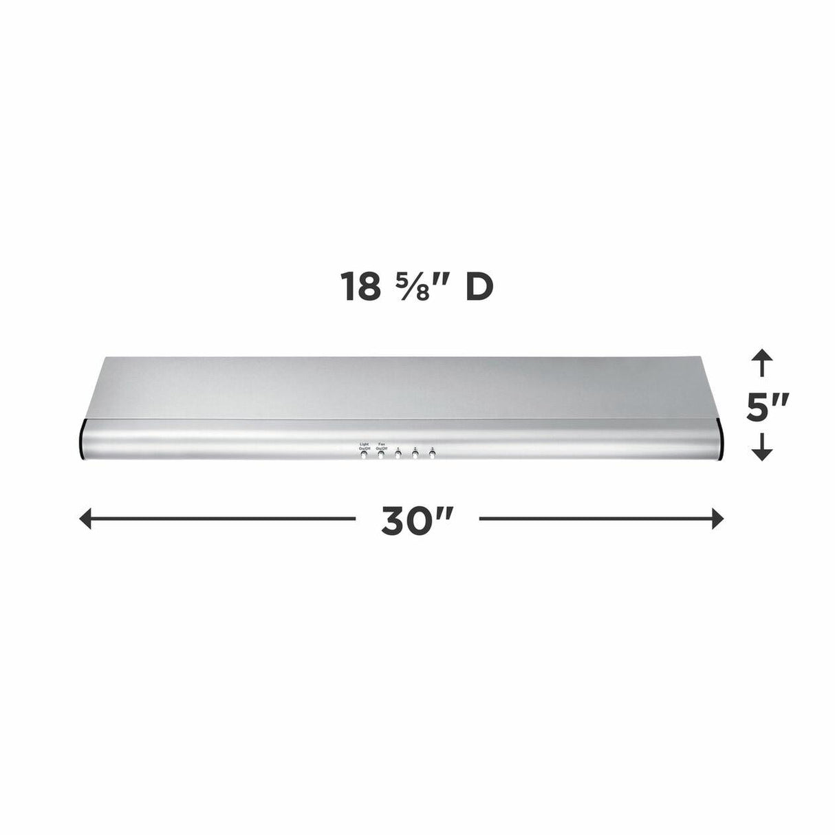 30" Overhead Range Hood