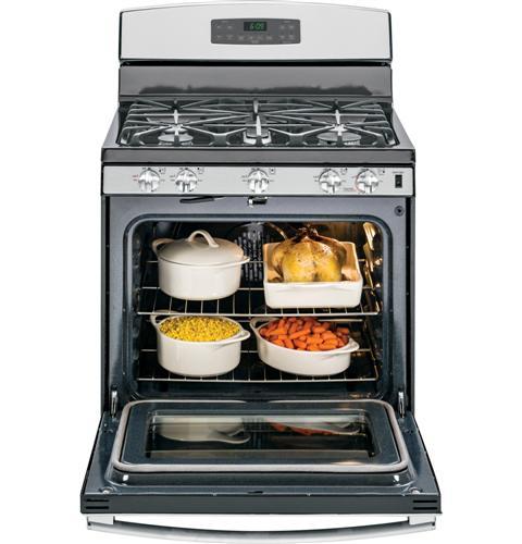 GE® 30" Free-Standing Gas Convection Range