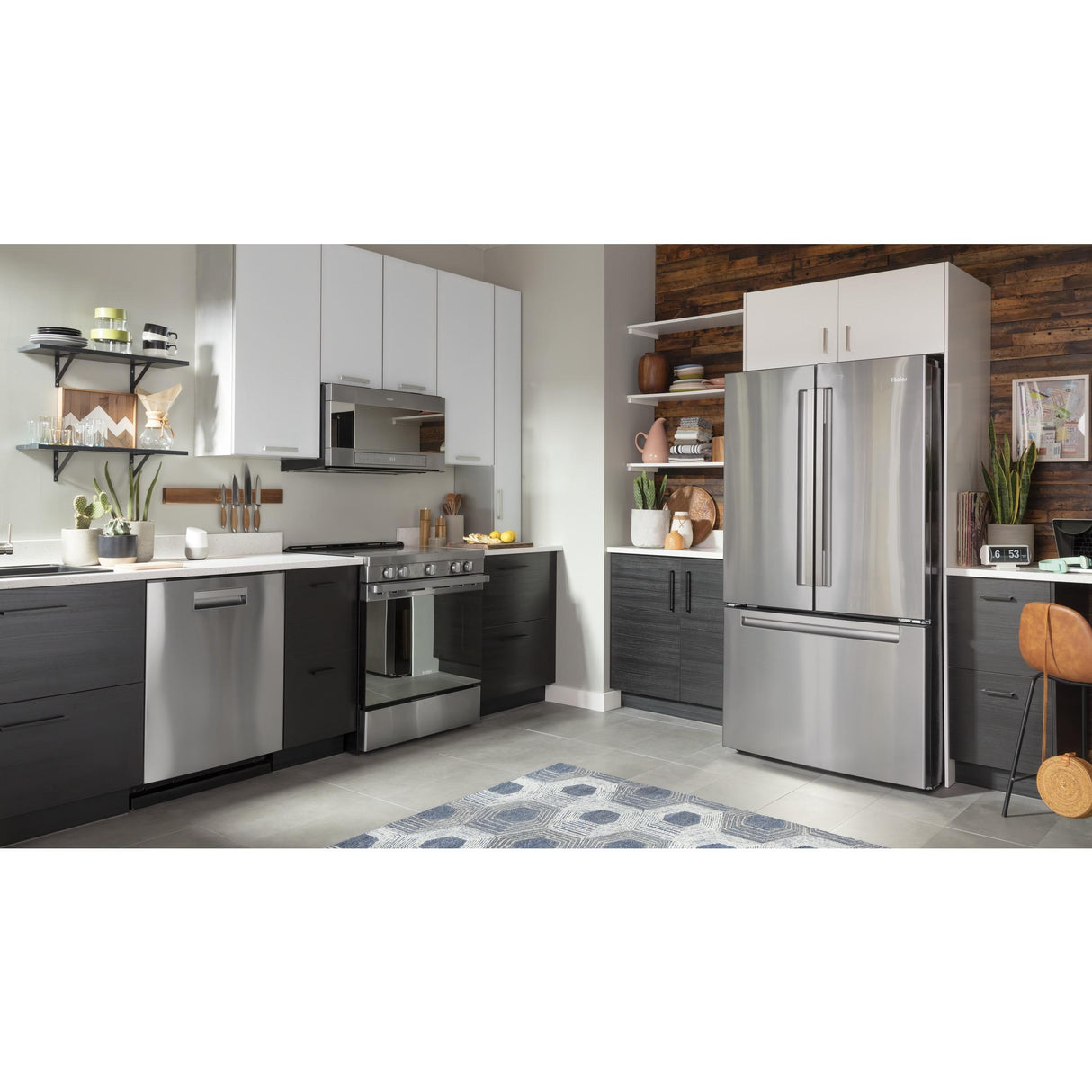 Haier ENERGY STAR® Smart Top Control with Stainless Steel Interior Dishwasher with Sanitize Cycle