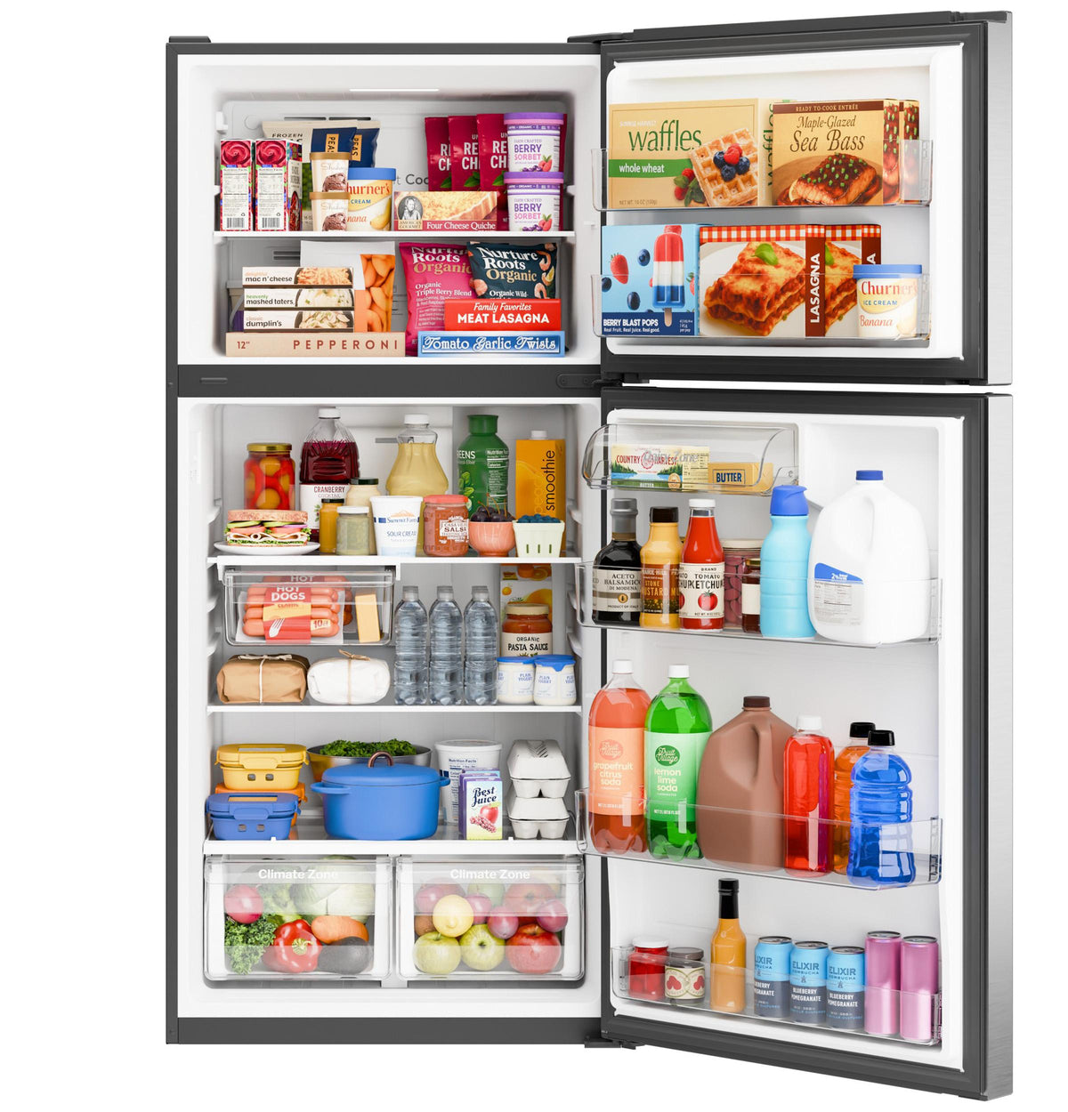 GE® 21 Cu. Ft. Garage Ready Top-Freezer Refrigerator