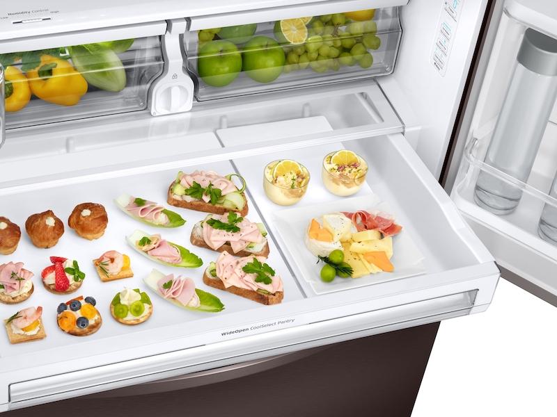 23 cu. ft. Counter Depth 3-Door French Door Refrigerator with CoolSelect Pantry™ in Tuscan Stainless Steel