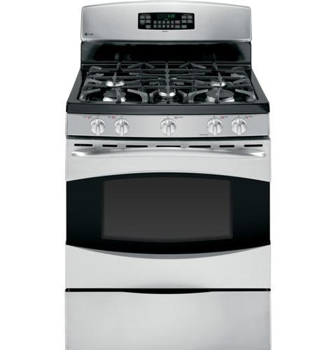 GE Profile™ Series 30" Free-Standing Self Clean Gas Range