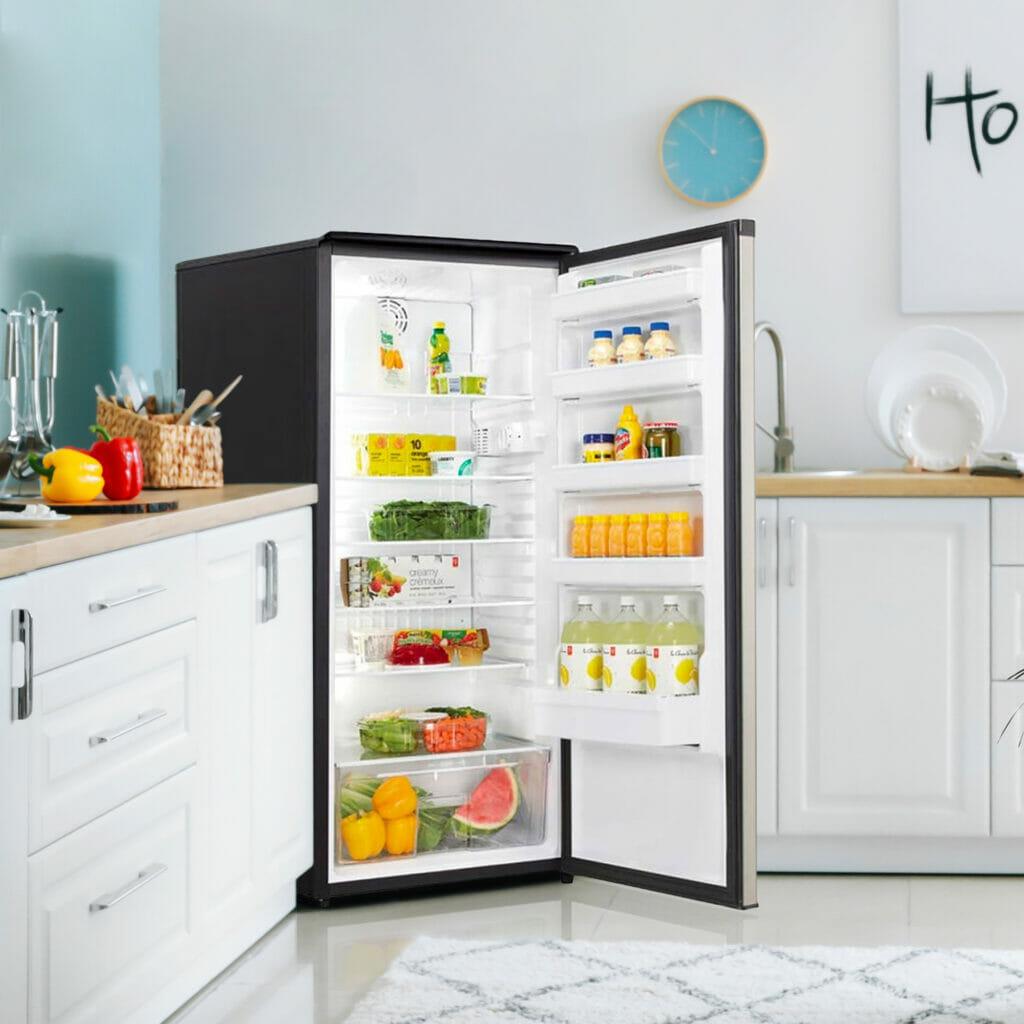Danby Designer 11.0 cu. ft. Apartment Size Fridge in Stainless Steel Look