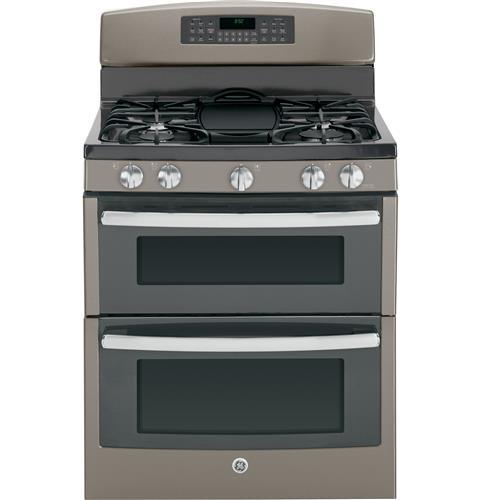 GE® 30" Free-Standing Gas Double Oven Range