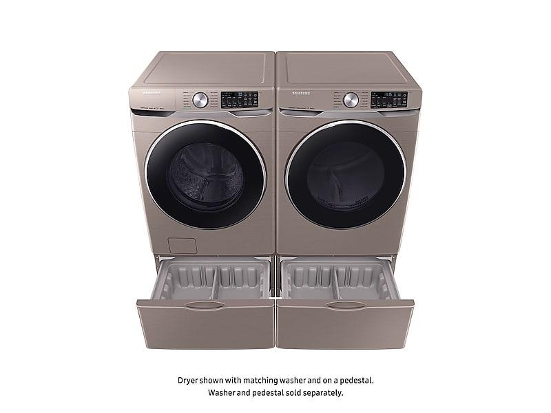 7.5 cu. ft. Smart Gas Dryer with Steam Sanitize+ in Champagne