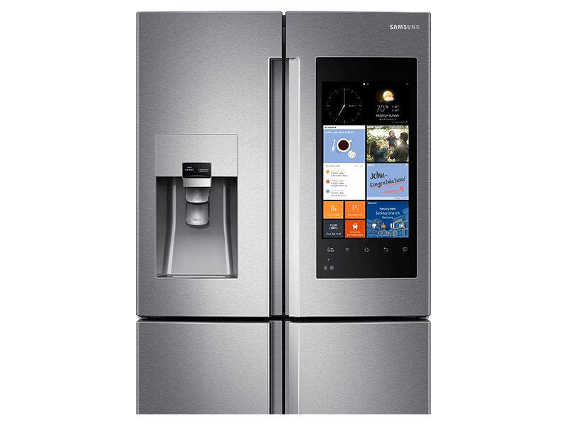 22 cu. ft. Counter Depth 4-Door Flex Refrigerator with Family Hub