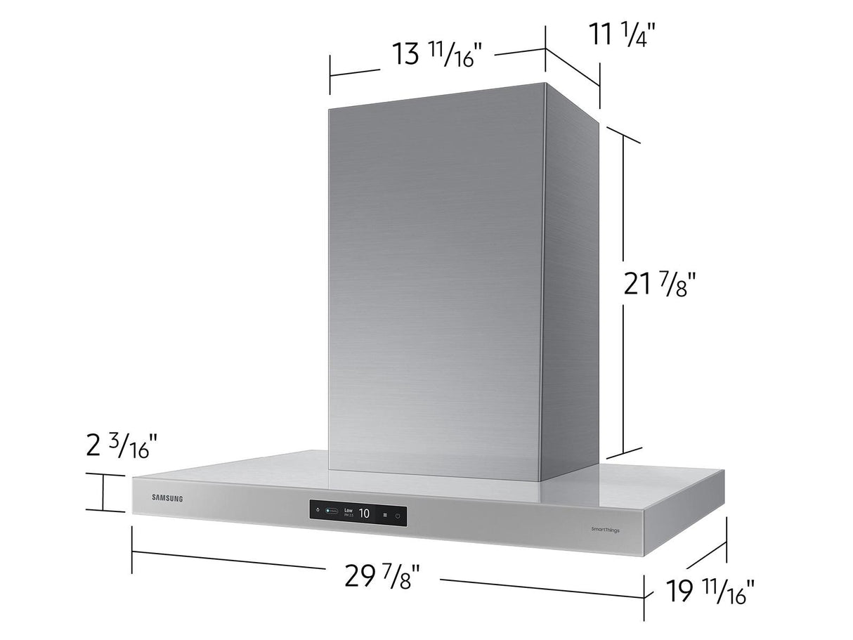 Bespoke Hood Triple Air Sensor Low Noise 36" Width