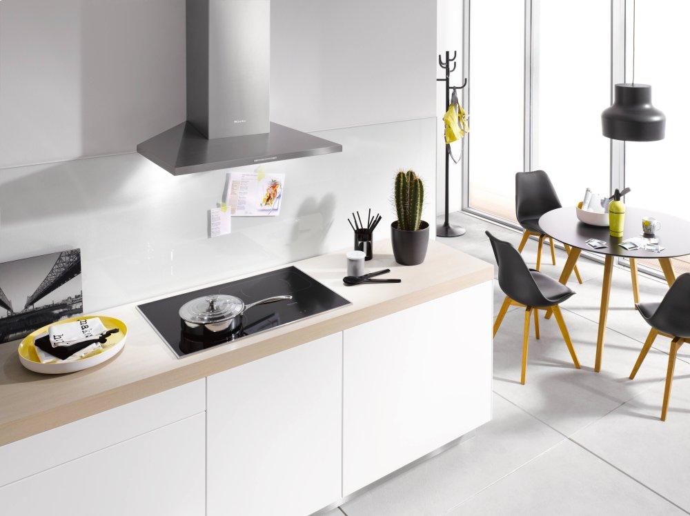 DA 398-7 Classic - 30-inch wall-mounted ventilation hood with energy-efficient LED lighting and backlit controls for easy use.