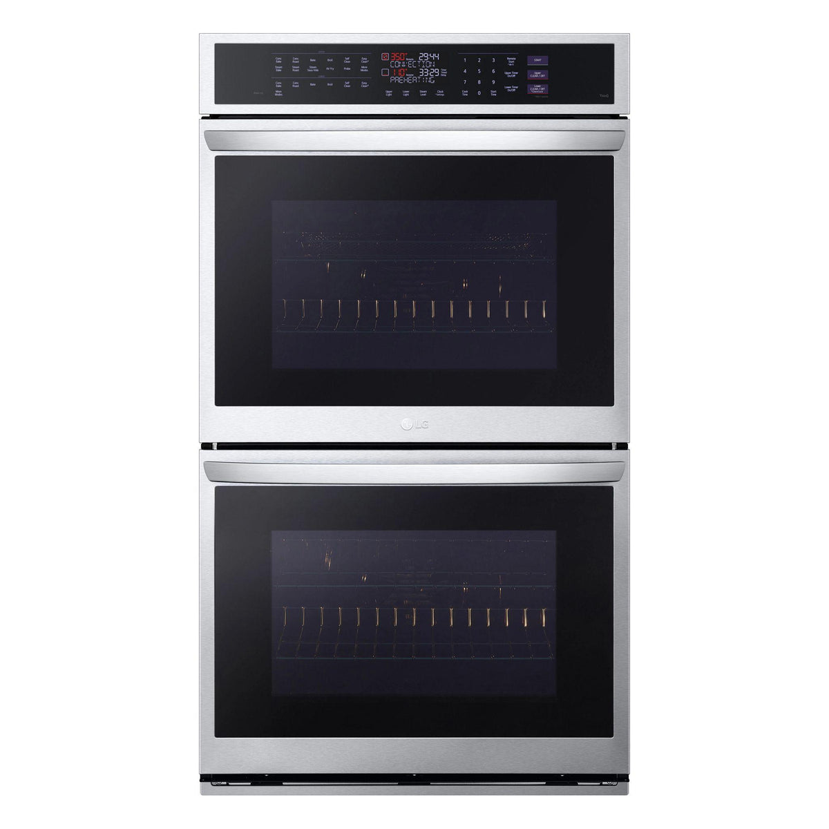 9.4 cu. ft. Smart Double Wall Oven with InstaView®, True Convection, Air Fry, and Steam Sous Vide