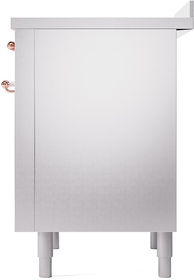 Nostalgie II 36 Inch Electric Freestanding Range in Stainless Steel with Copper Trim