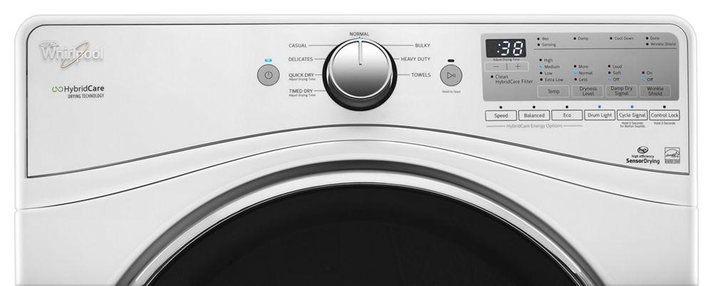 7.4 Cu. Ft. Front Load Electric Ventless Dryer with Advanced Moisture Sensing