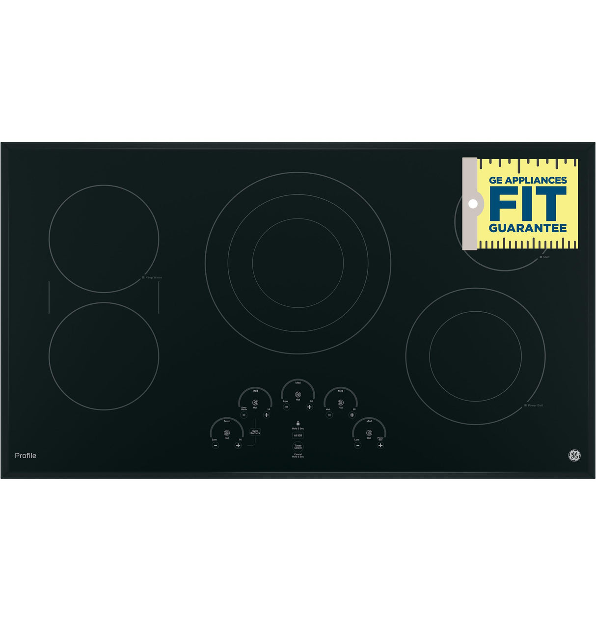 GE Profile™ 36" Built-In Touch Control Cooktop