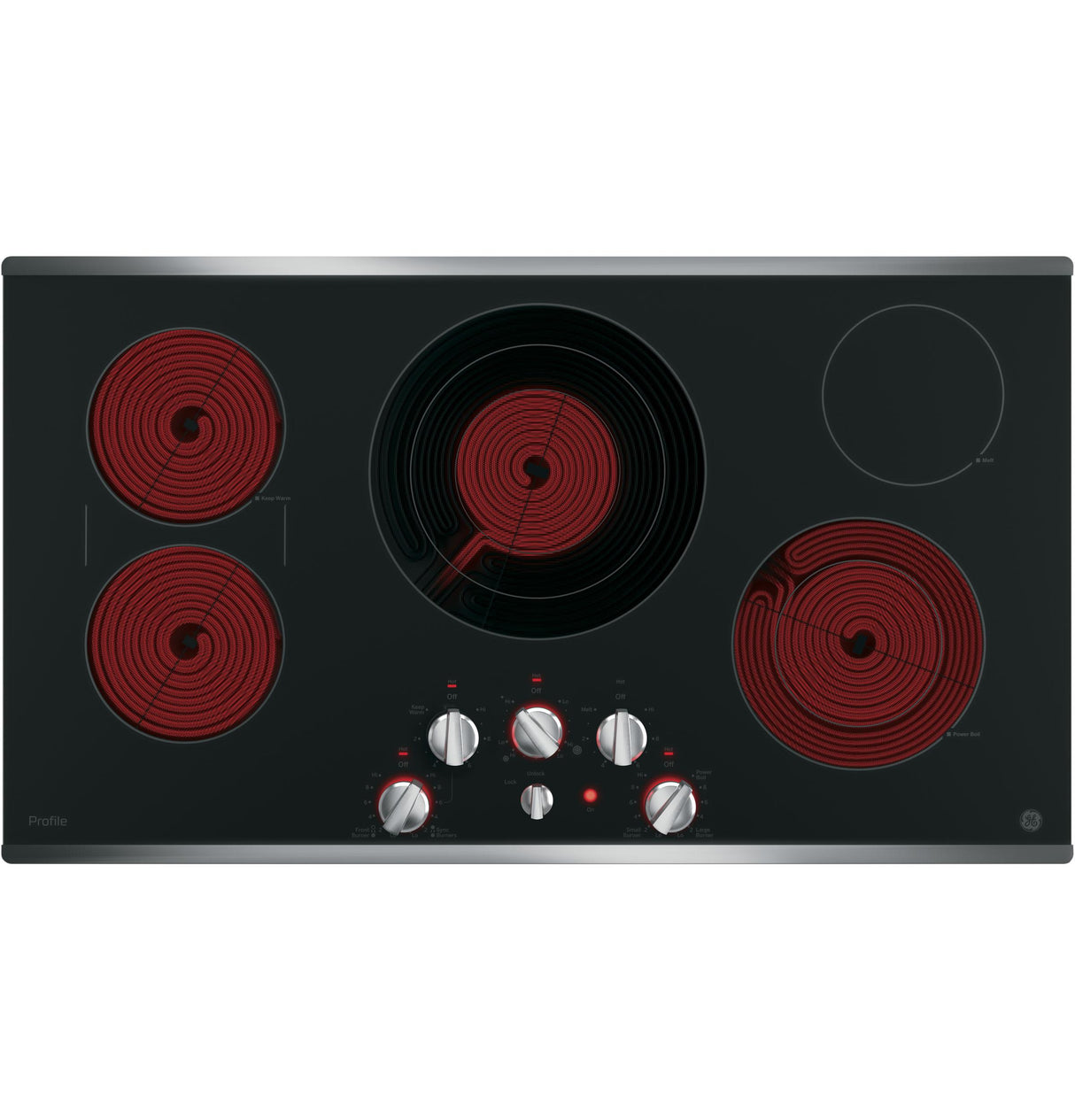 GE Profile™ 36" Built-In Knob Control Cooktop