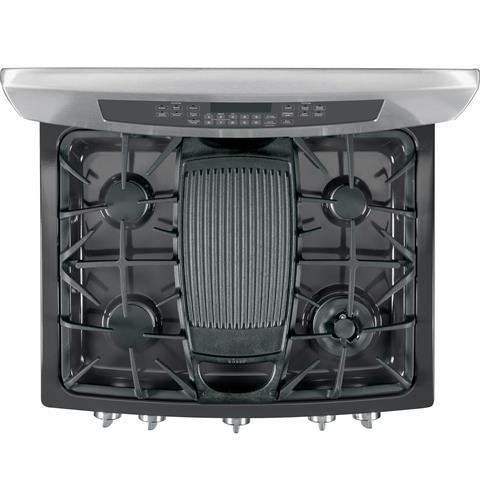 GE Profile™ Series 30" Free-Standing Self Clean Gas Range with Warming Drawer