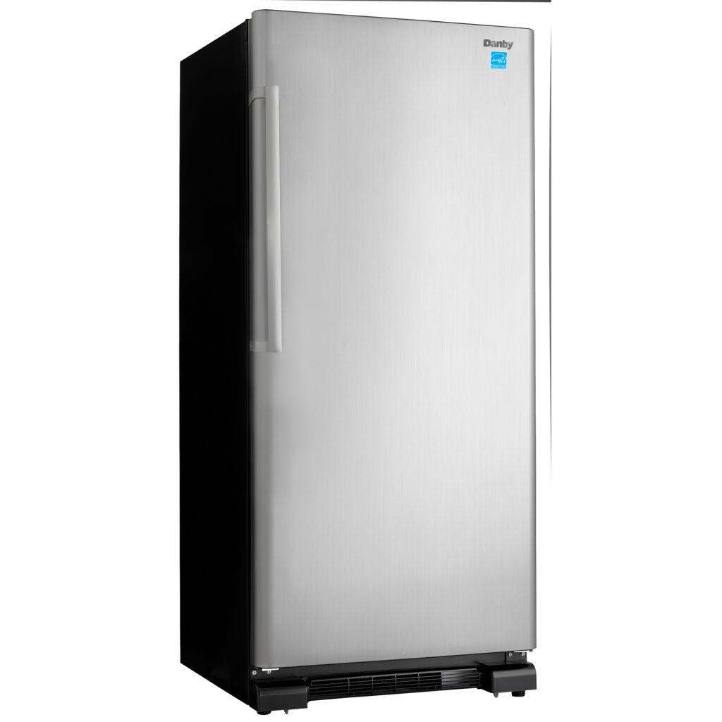 Danby Designer 17.0 cu. ft. Apartment Size Fridge in Stainless Steel Look