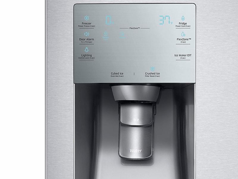 28 cu. ft. Food Showcase 4-Door Flex™ Refrigerator with FlexZone™ in Stainless Steel
