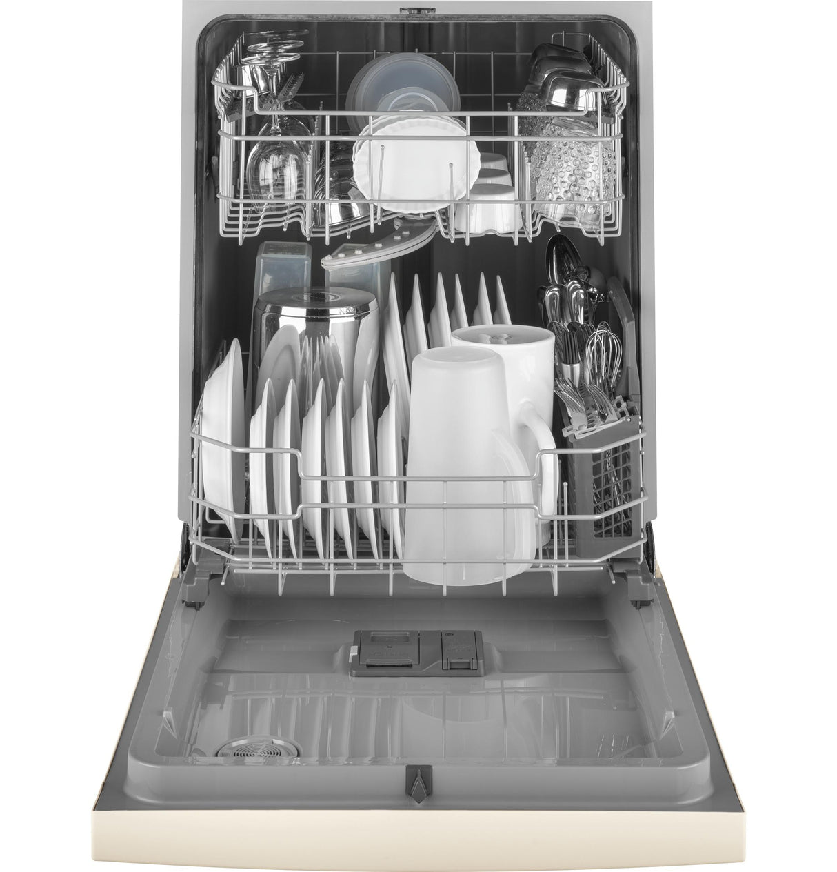 GE® Front Control with Plastic Interior Dishwasher with Sanitize Cycle & Dry Boost